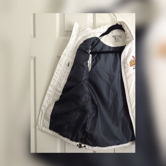 Port Authority Puffer Vest White M Hiram Walker - Picture 5 of 11